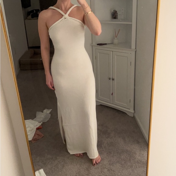 NWT Bec + Bridge White Knot Maxi Dress - Picture 3 of 3